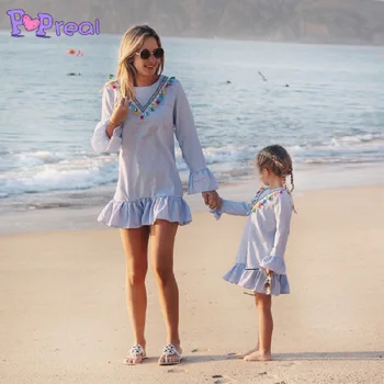 Mother Daughter Dresses Clothes Blue Tassel Beach Clothing for Wedding Baby Mommy and Me Familly Matching Clothes Plus Big Size
Mother Daughter Dresses Clothes Blue Tassel Beach Clothing for Wedding Baby Mommy and Me Familly Matching Clothes Plus Big Size