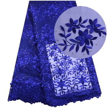 Royal Blue Nigerian French Lace Fabrics 2018 African Tulle Lace Fabric High Quality African Lace Wedding Fabric With Stones1289B
Royal Blue Nigerian French Lace Fabrics 2018 African Tulle Lace Fabric High Quality African Lace Wedding Fabric With Stones1289B