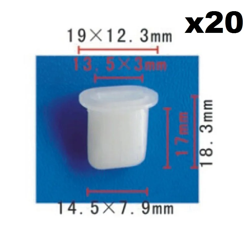 20x For Honda 90683-693-0000 For Nissan 78856-R4301 Screw Grommet Rivet Fastener / Nylon Retainer Clip
20x For Honda 90683-693-0000 For Nissan 78856-R4301 Screw Grommet Rivet Fastener / Nylon Retainer Clip