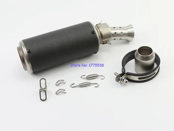 Universal ID:51mm L:240mm Carbon Fiber Motorcycle Motorbike Muffler Exhaust Pipe Escape Damper Imitation Titanium with DB Killer
Universal ID:51mm L:240mm Carbon Fiber Motorcycle Motorbike Muffler Exhaust Pipe Escape Damper Imitation Titanium with DB Killer