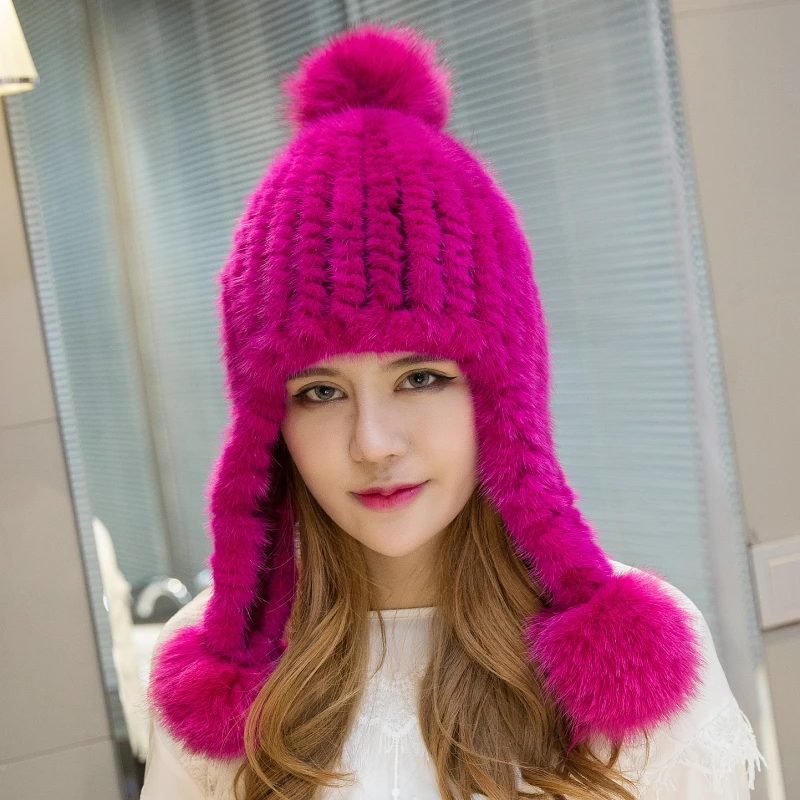fur hat Mink Fur Hat Lady Winter Thick Warm Earmuffs Mink Knit Hat Fox Ball Hat 2019New women's fur hats
fur hat Mink Fur Hat Lady Winter Thick Warm Earmuffs Mink Knit Hat Fox Ball Hat 2019New women's fur hats