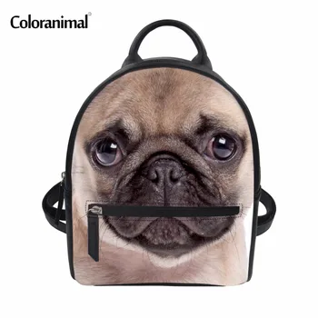 Coloranimal 3D Printing Women Daily Mini Backpack College Student Mochilas School Bags for Teen Girls Pug Dog PU Leather Daypack
Coloranimal 3D Printing Women Daily Mini Backpack College Student Mochilas School Bags for Teen Girls Pug Dog PU Leather Daypack