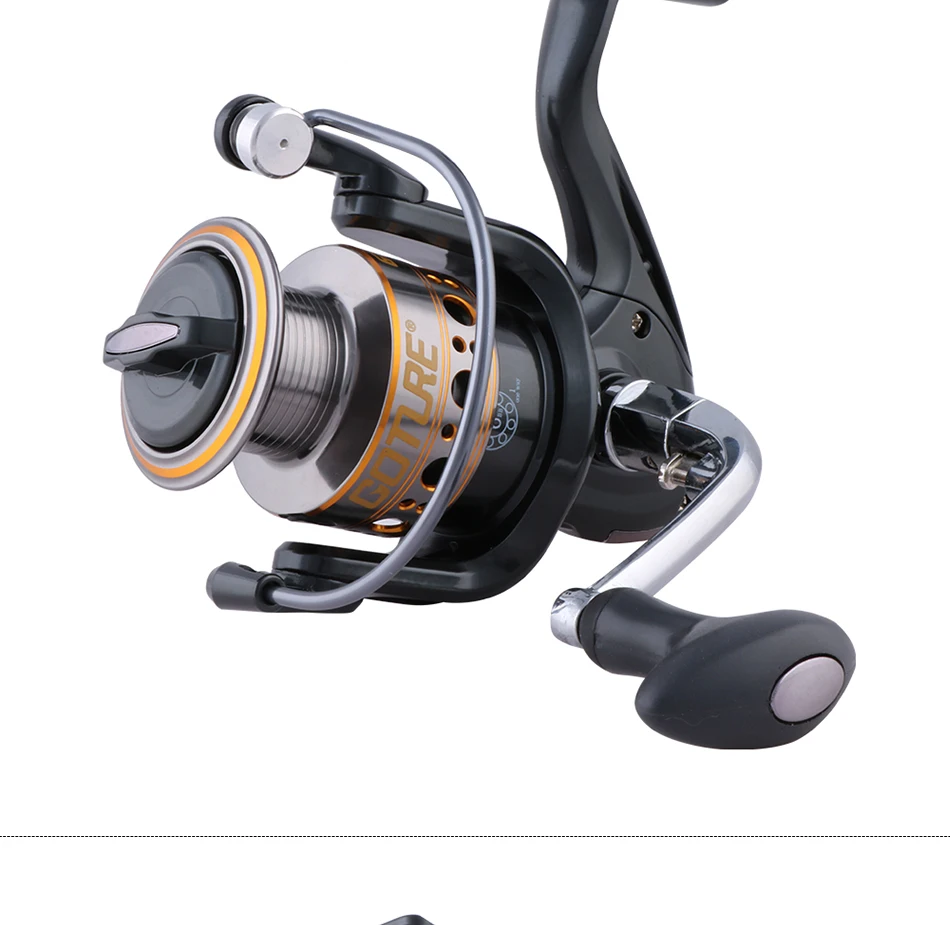 Goture Brand Bkk Spinning Fishing Reel Size 500 1000 2000 3000