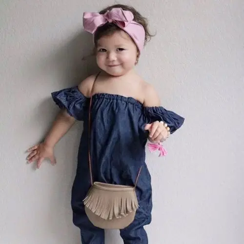 Fashion Toddler Kid Baby Girl Off Shoulder Romper Clothes Denim Jumpsuit Sunsuit Baby Clothing
Fashion Toddler Kid Baby Girl Off Shoulder Romper Clothes Denim Jumpsuit Sunsuit Baby Clothing