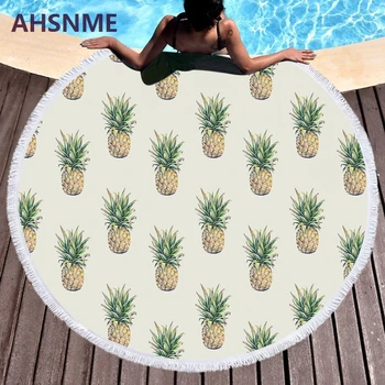 AHSNME Many Small Pineapple Summer Round Beach Towel Large for Adults Microfiber Toalla Minimalist Printed Blanket
AHSNME Many Small Pineapple Summer Round Beach Towel Large for Adults Microfiber Toalla Minimalist Printed Blanket