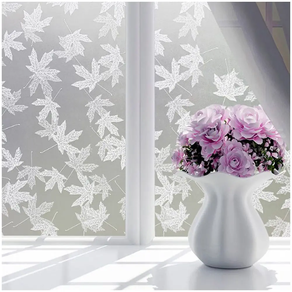 Bedroom Bathroom Home Waterproof Glass Window Privacy Film Sticker PVC Frosted White maple leaves
Bedroom Bathroom Home Waterproof Glass Window Privacy Film Sticker PVC Frosted White maple leaves