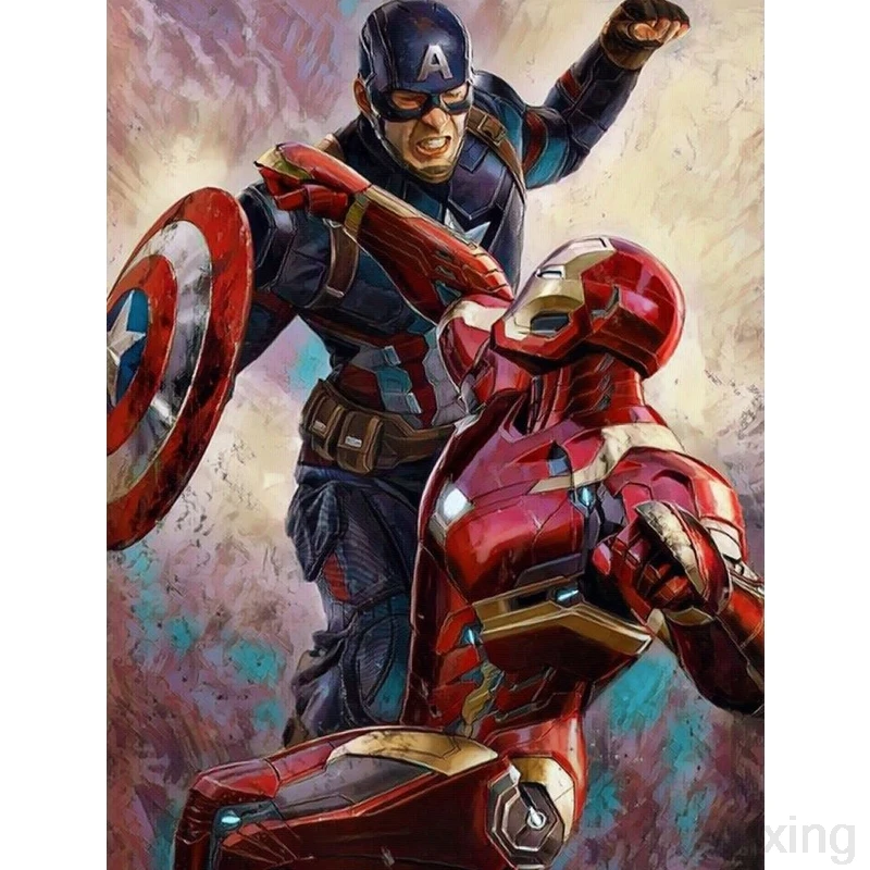 diamond mosaic diamond painting Superhero"Captain America and Iron Man Battle"diamond embroidery Personality wall decoration
diamond mosaic diamond painting Superhero"Captain America and Iron Man Battle"diamond embroidery Personality wall decoration