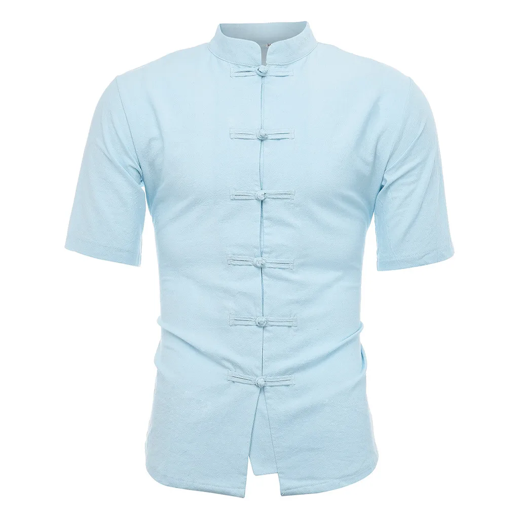 2019 Summer Autunm Men Shirt Fashion Chinese style Linen Slim Fit Casual Short Sleeves Shirt Camisa Social Business Dress Shirts
2019 Summer Autunm Men Shirt Fashion Chinese style Linen Slim Fit Casual Short Sleeves Shirt Camisa Social Business Dress Shirts