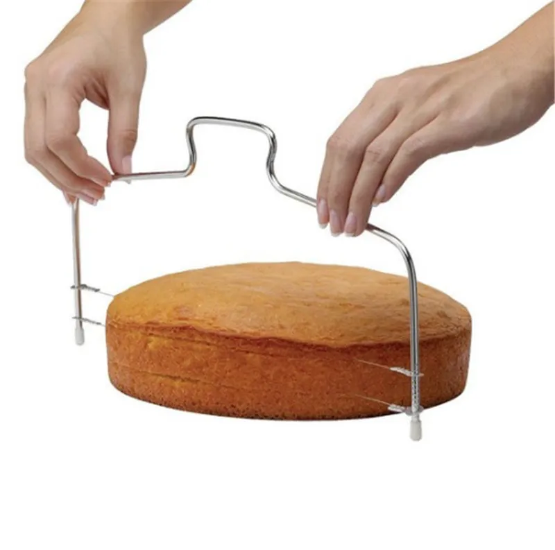Adjustable Stainless Steel Wire Cake Slicer Leveler Pizza Dough Cutter Trimmer Ktchen Accessories Baking Tool
Adjustable Stainless Steel Wire Cake Slicer Leveler Pizza Dough Cutter Trimmer Ktchen Accessories Baking Tool