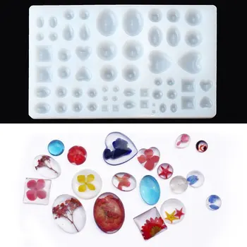 Silicone Mould Cabochon Jewelry Casting DIY Stencils for Pendant Key Chain Handmade Craft
Silicone Mould Cabochon Jewelry Casting DIY Stencils for Pendant Key Chain Handmade Craft