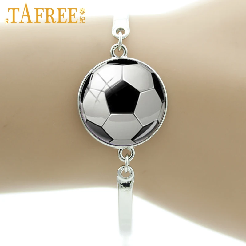 TAFREE Brand Fashion football image bracelet vintage soccer men women ball fans jewelry sports events & teams gifts T802
TAFREE Brand Fashion football image bracelet vintage soccer men women ball fans jewelry sports events & teams gifts T802