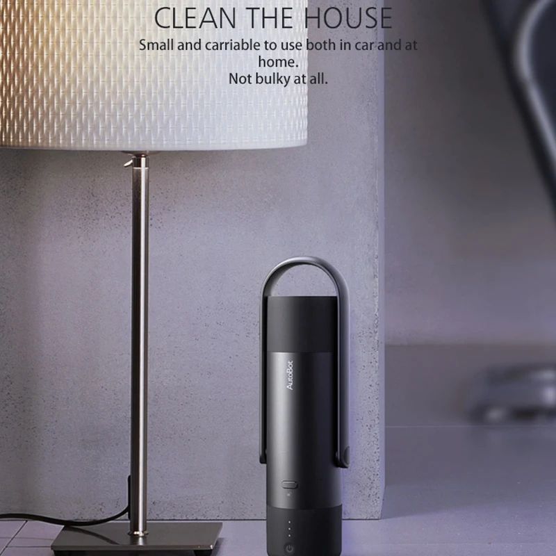 Gadgetoo Rock X Autobot V2 Car Portable Handheld Powerful Vacuum Cleaner With Hipa Filter