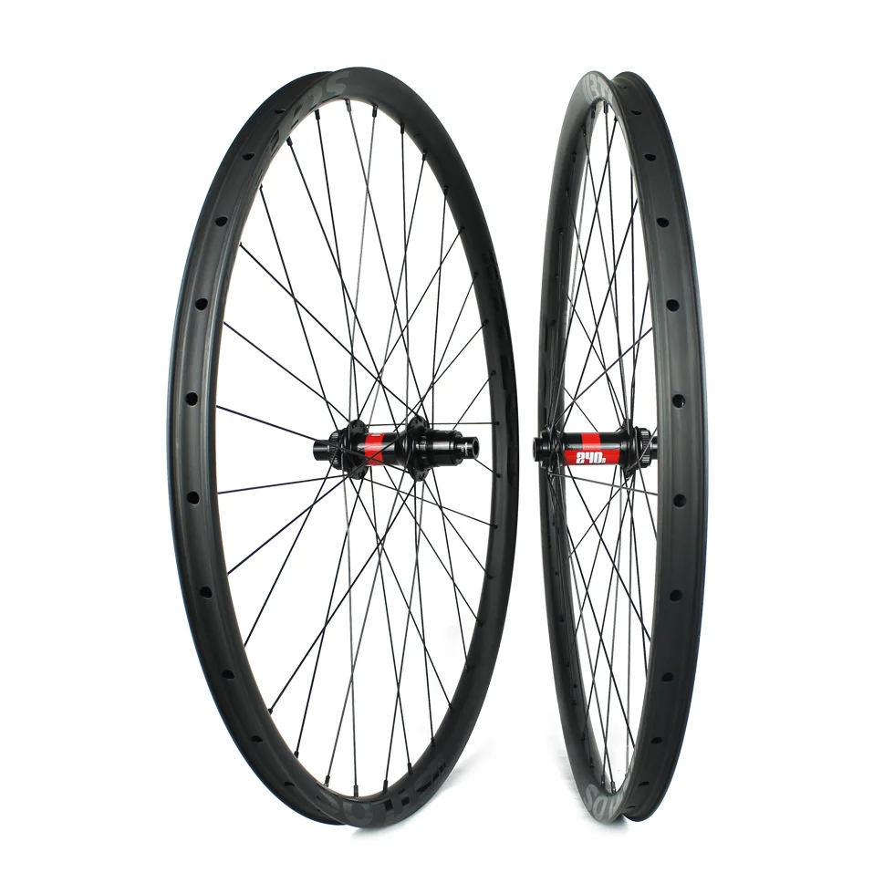 

Asymmetric 29er 24mm inner width carbon wheelset with DT swiss Hubs XC Trail All Mountain - WM-i24A-9