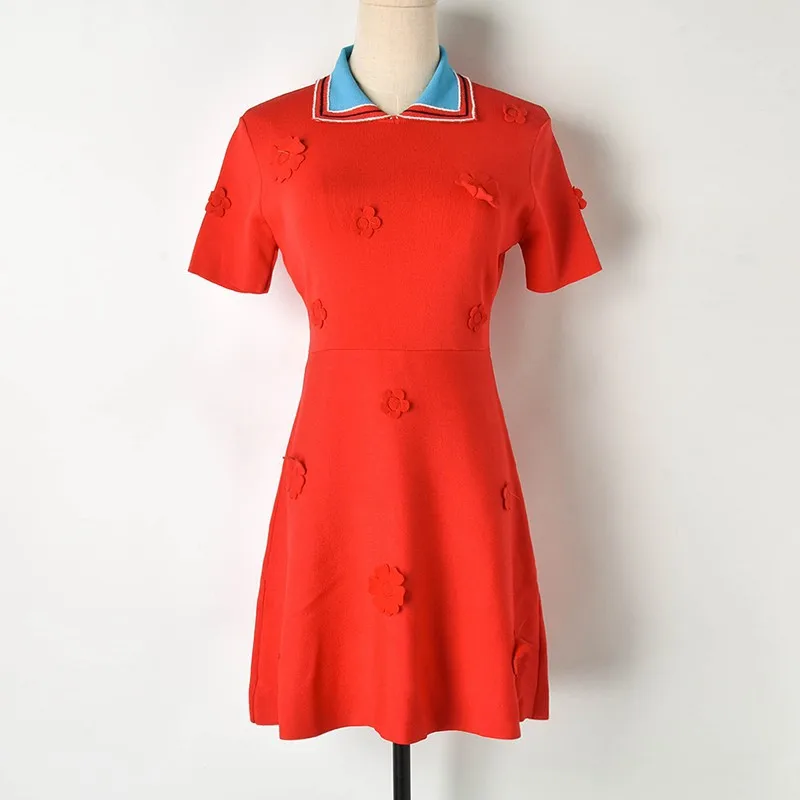 Summer Office Lady Knit Sweater Women Dress Casual Party Club Dress 2019 New Autumn Elegant Vintage Appliques Flower Dress
Summer Office Lady Knit Sweater Women Dress Casual Party Club Dress 2019 New Autumn Elegant Vintage Appliques Flower Dress