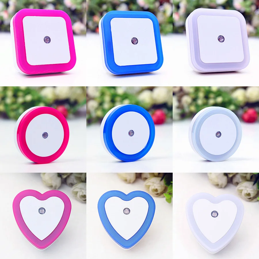 Night Lights Auto LED Light Optical Sensor Control 4 kinds color luminary Bedroom Lamp US Plug 100V-250V 0.5W Pilot Kid Lamp
Night Lights Auto LED Light Optical Sensor Control 4 kinds color luminary Bedroom Lamp US Plug 100V-250V 0.5W Pilot Kid Lamp