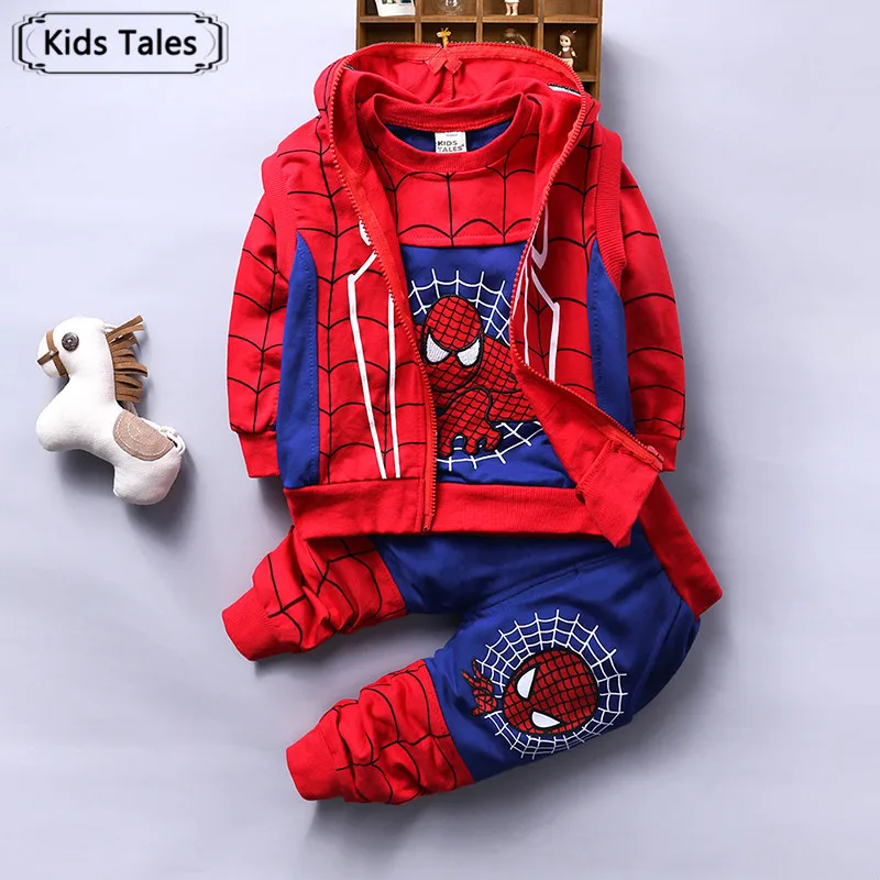 ST425 New Spiderman Baby Boys Clothing Sets Cotton Sport Suit For Boys Clothes Spring Spider Man Costumes 3pcs Kids Clothes
ST425 New Spiderman Baby Boys Clothing Sets Cotton Sport Suit For Boys Clothes Spring Spider Man Costumes 3pcs Kids Clothes
