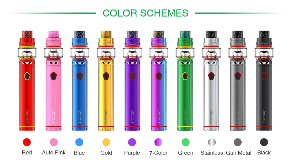 Free Gift! Original SMOK Stick Prince Baby Starter Kit with 4.5ml TFV12 Prince Baby Tank Electronic Cigarette Vape Kit Vs Pen 22