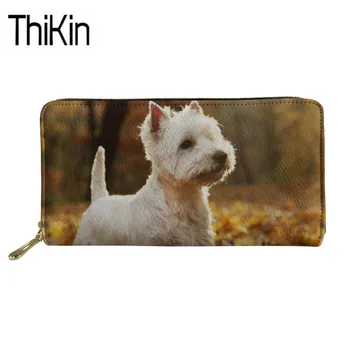 Thikin 3D West Highland Terrier Dog Printing Wallets for Credit Card Ladies Long PU Leather Purse Females Luxury Money Bag Bolsa 
Thikin 3D West Highland Terrier Dog Printing Wallets for Credit Card Ladies Long PU Leather Purse Females Luxury Money Bag Bolsa