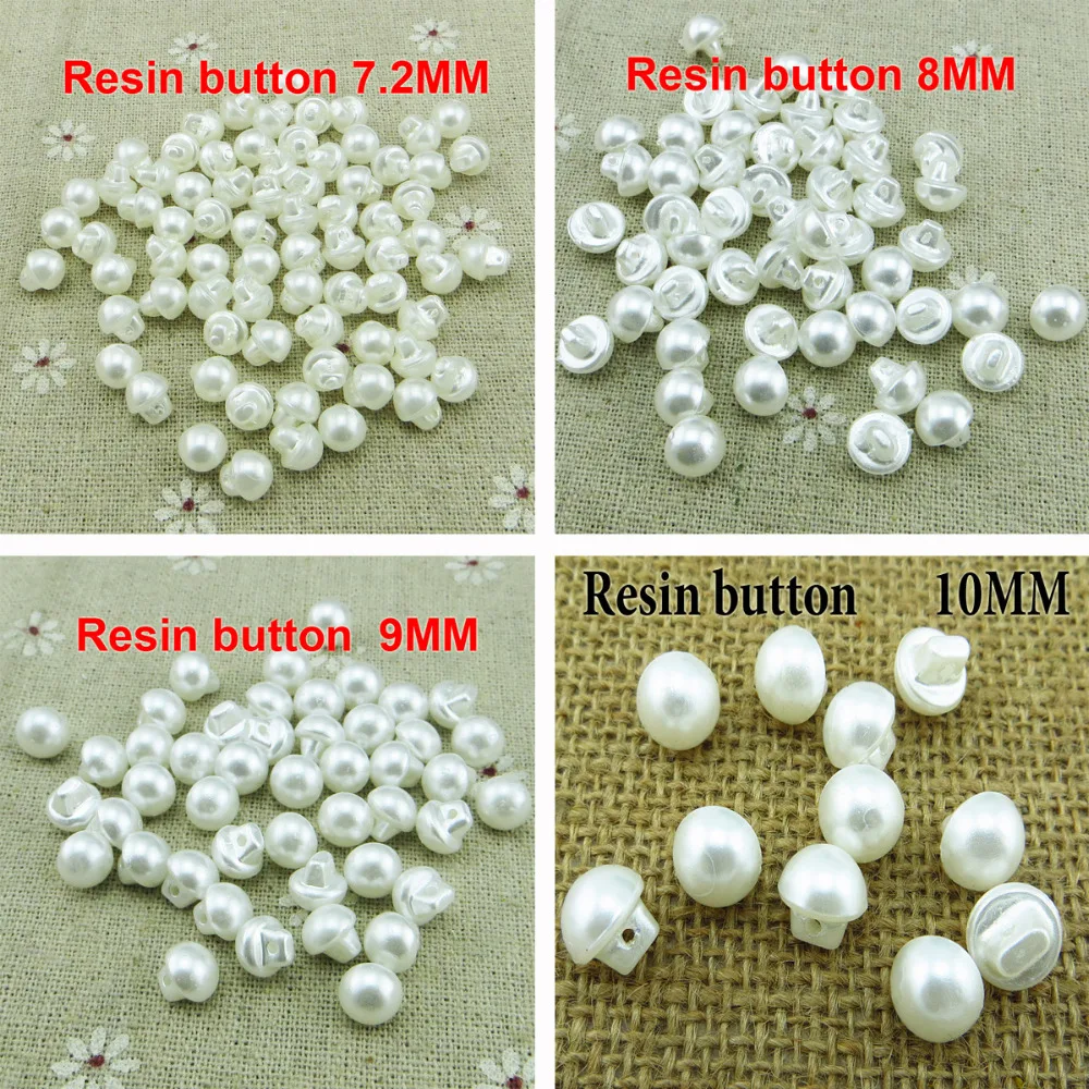 100pcs (8MM/9MM/10MM/12MM) White pearl Resin Buttons Fit Sewing or Scrapbook Decoration button R-273
100pcs (8MM/9MM/10MM/12MM) White pearl Resin Buttons Fit Sewing or Scrapbook Decoration button R-273
