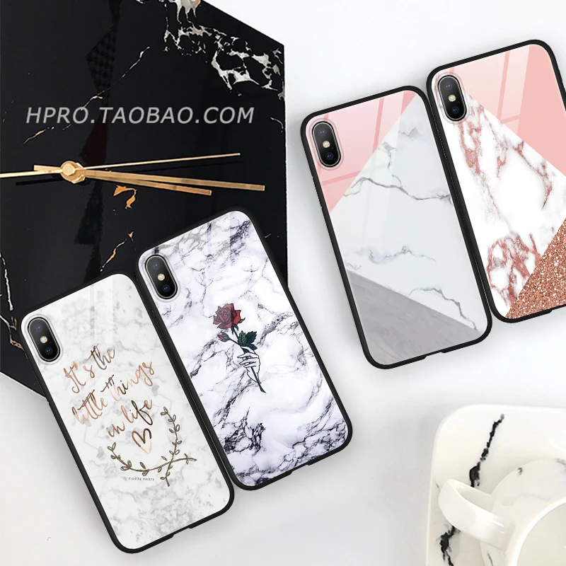 Marble Tempered Glass Case FOR iphone 6 6S 7 8 Plus Fundas FOR iphone XR X XS Max Luxury Cover For Meizu 16X 16 Case Protective
Marble Tempered Glass Case FOR iphone 6 6S 7 8 Plus Fundas FOR iphone XR X XS Max Luxury Cover For Meizu 16X 16 Case Protective