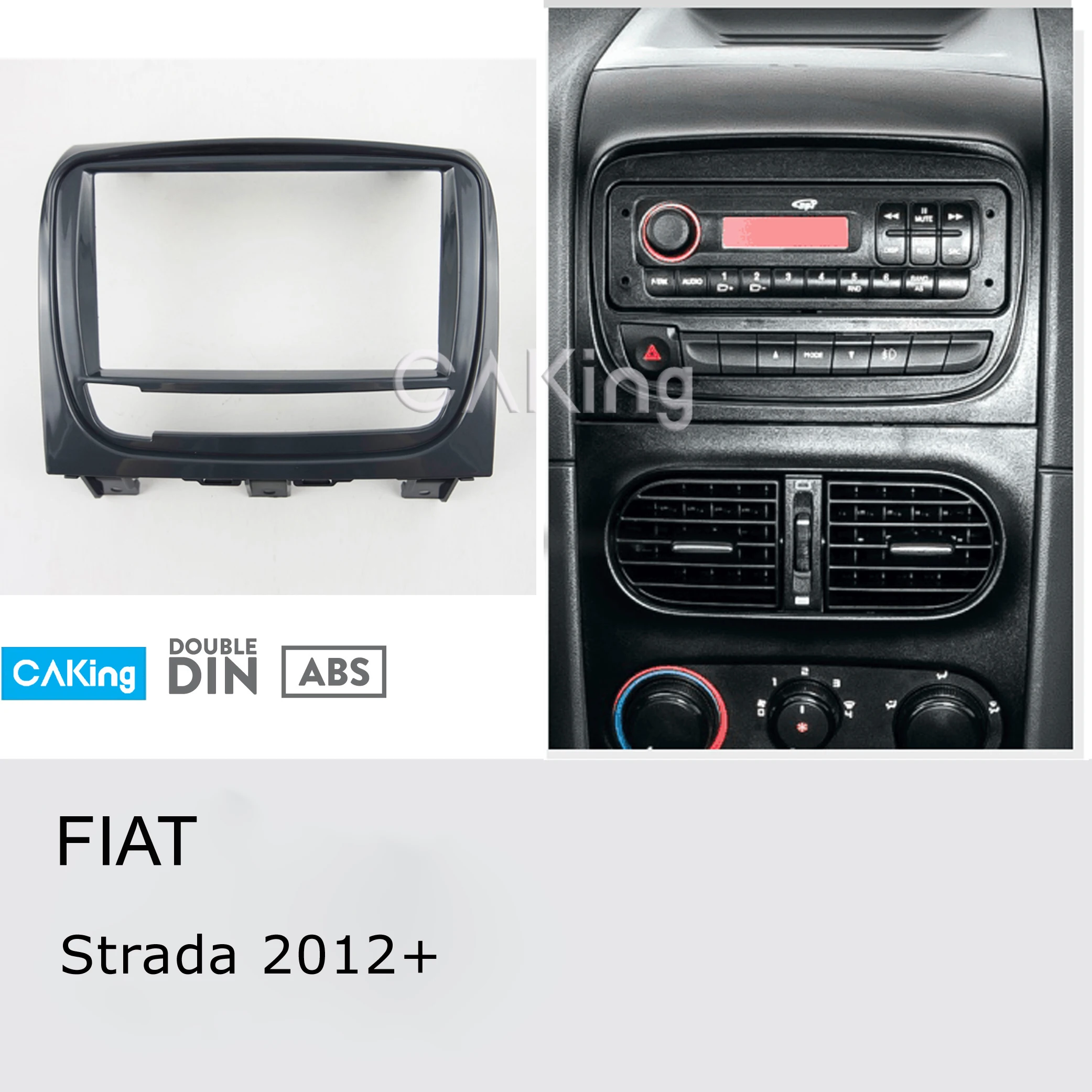Double Din Car Fascia Radio Panel for FIAT Strada 2012+ Audio Frame Dash Fitting Kit Facia Face Plate Adapter Cover Front Bezel
Double Din Car Fascia Radio Panel for FIAT Strada 2012+ Audio Frame Dash Fitting Kit Facia Face Plate Adapter Cover Front Bezel