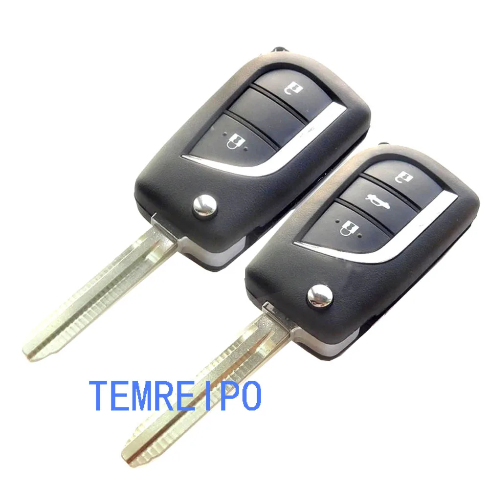 New Replacement Flip Remote Key Shell for Toyota Blank Cover Case 2 3 button TOY43 Blade
New Replacement Flip Remote Key Shell for Toyota Blank Cover Case 2 3 button TOY43 Blade