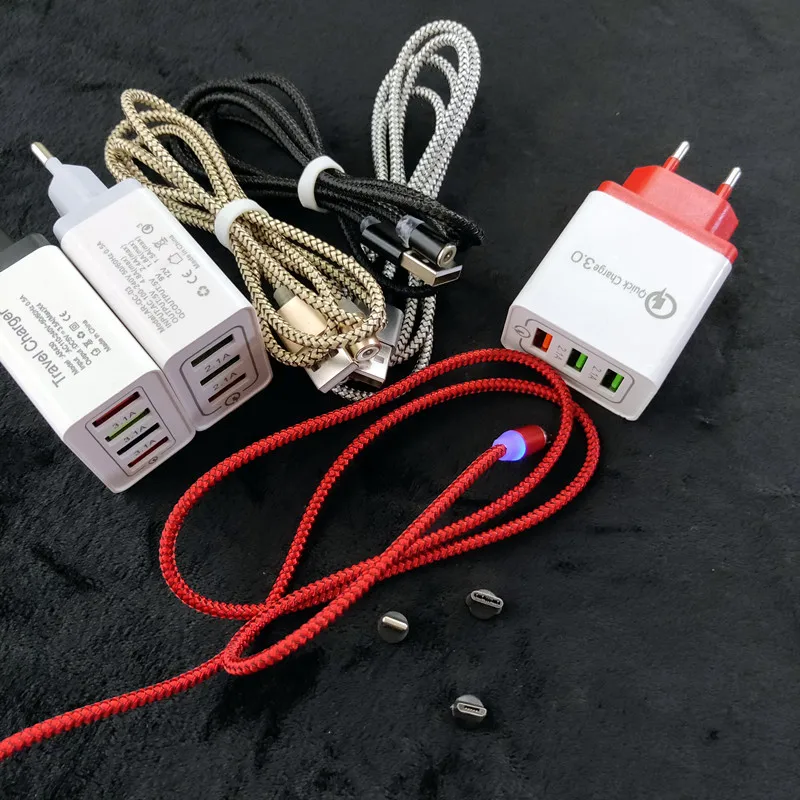 For iphone 5 6 7 8 plus X Xs Huawei Samsung Xiaomi Redmi Note 7 6 Pro Redmi 7A 6A GO Quick Charge 3.0 USB Magnetic charger Cable
For iphone 5 6 7 8 plus X Xs Huawei Samsung Xiaomi Redmi Note 7 6 Pro Redmi 7A 6A GO Quick Charge 3.0 USB Magnetic charger Cable