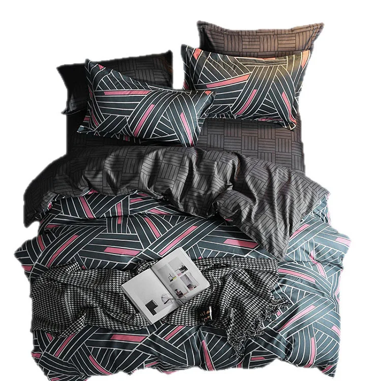 Stripe Bedding Sets Queen/king Size Double Bed 3pcs/4pcs Duvet Cover Set Single Queen Size King Duvet Cover Set Bedclothes 
Stripe Bedding Sets Queen/king Size Double Bed 3pcs/4pcs Duvet Cover Set Single Queen Size King Duvet Cover Set Bedclothes