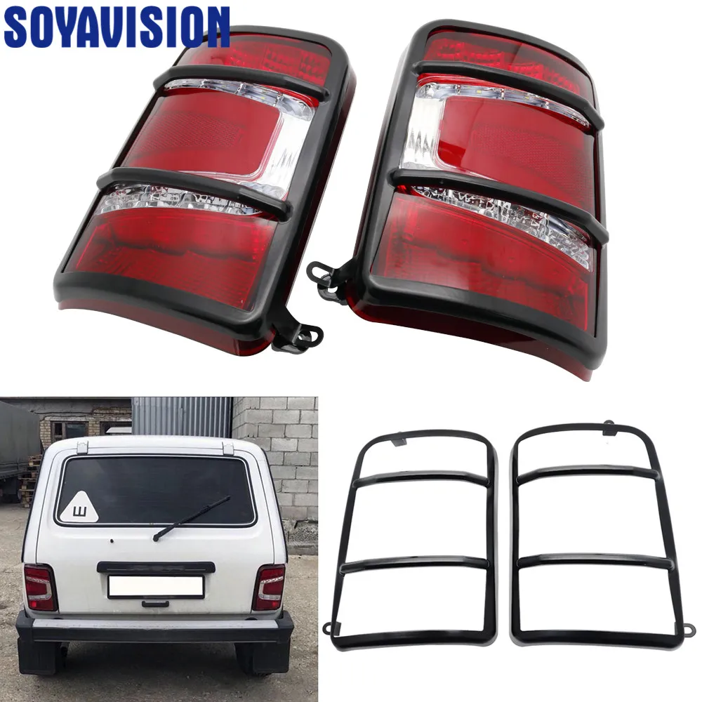 LED Tail Lights Smoke red Brake Back Light Reverse Turn Parking Signal light For Lada Niva 4X4 1995 up
LED Tail Lights Smoke red Brake Back Light Reverse Turn Parking Signal light For Lada Niva 4X4 1995 up