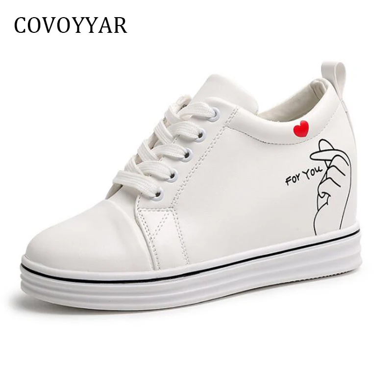 COVOYYAR Cartoon Print Women's Casual Shoes 2019 Spring Autumn Platform Lace Up Hidden Wedge White Shoes Women Sneakers WSN603
COVOYYAR Cartoon Print Women's Casual Shoes 2019 Spring Autumn Platform Lace Up Hidden Wedge White Shoes Women Sneakers WSN603