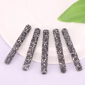 20Pcs Metal Copper Pave Rhinestone Bead Tube Connectors DIY For Bracelet Charm Jewelry Making
20Pcs Metal Copper Pave Rhinestone Bead Tube Connectors DIY For Bracelet Charm Jewelry Making