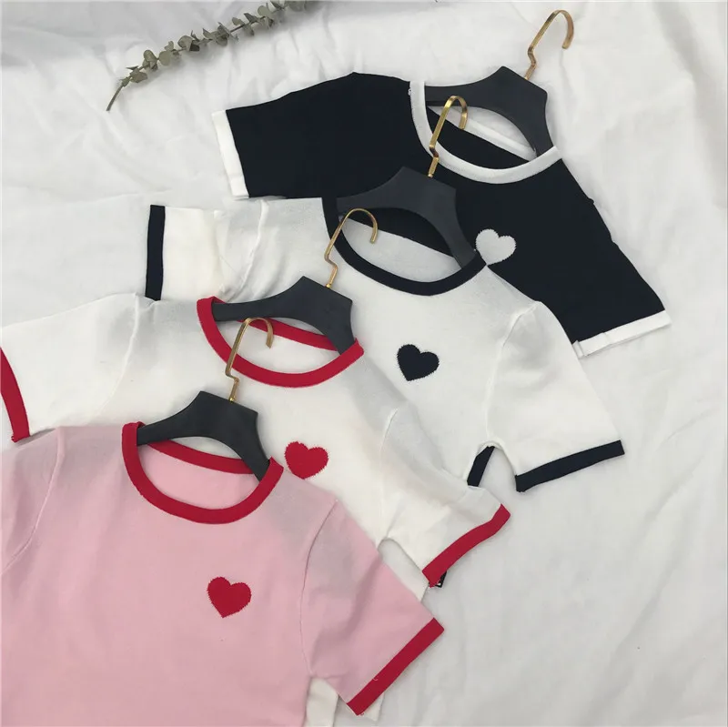summer 2019New knitted lovely girl Short-sleeved female 2019 new college wind Regular short t-shirt G456
summer 2019New knitted lovely girl Short-sleeved female 2019 new college wind Regular short t-shirt G456