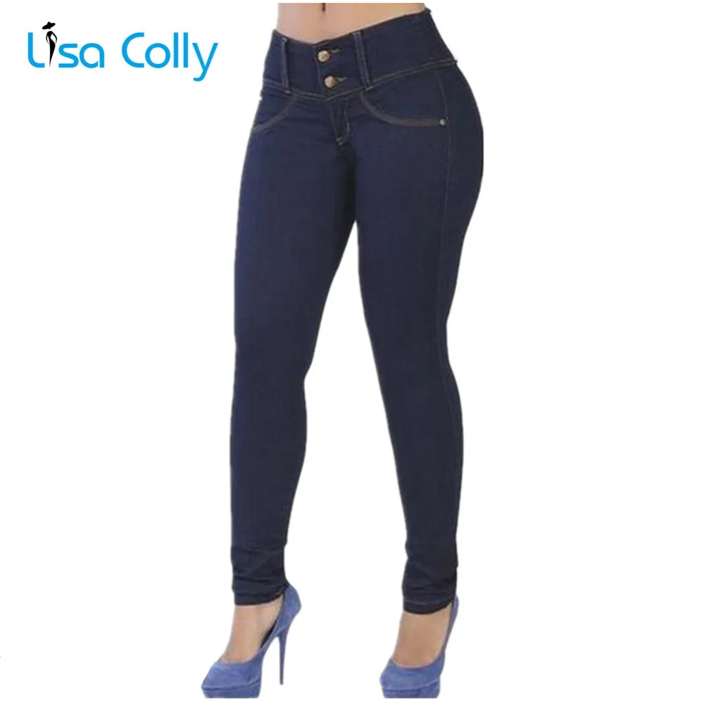 Lisa Colly New Fashion Solid Wash Skinny Jeans Woman High Waist winter Denim Pants Trousers Bodycon Blue long Pencil Pants Femal
Lisa Colly New Fashion Solid Wash Skinny Jeans Woman High Waist winter Denim Pants Trousers Bodycon Blue long Pencil Pants Femal