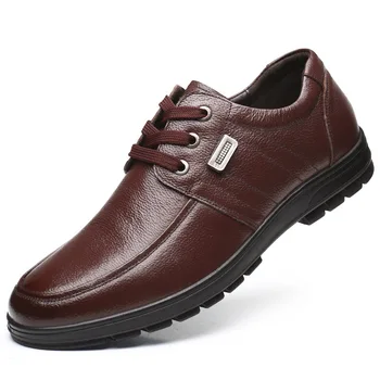 9768 New Fashion 38-47 Plus Size Men's Leather Shoes Lace Cowhide Daddy Shoe Middle-aged Casual Men
9768 New Fashion 38-47 Plus Size Men's Leather Shoes Lace Cowhide Daddy Shoe Middle-aged Casual Men