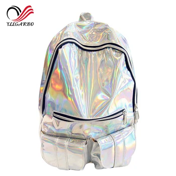 2018 Mochila backpack Women Silver Hologram Laser Backpack Famous Designer Girl School Bag Leather Holographic Female Backpack
2018 Mochila backpack Women Silver Hologram Laser Backpack Famous Designer Girl School Bag Leather Holographic Female Backpack