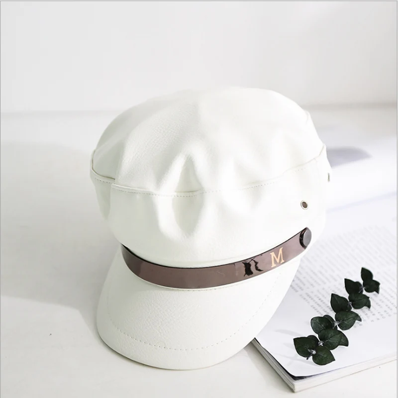Fashion Autumn Winter Octagonal Hat PU Leather Newsboy Caps Men Warm Hats Women Painter Caps Berets Visors Chapeu
Fashion Autumn Winter Octagonal Hat PU Leather Newsboy Caps Men Warm Hats Women Painter Caps Berets Visors Chapeu