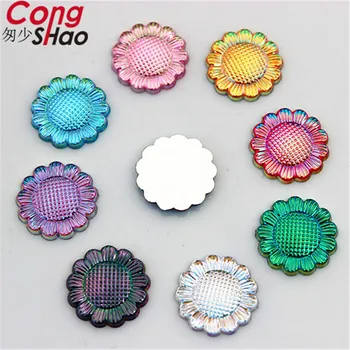 Cong Shao 200PCS 16mm AB Colorful Flowers flatback Acrylic Rhinestone stones and crystals For Clothing Craft Button DIY CS632
Cong Shao 200PCS 16mm AB Colorful Flowers flatback Acrylic Rhinestone stones and crystals For Clothing Craft Button DIY CS632