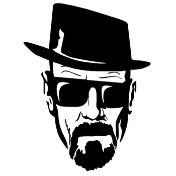 12.8cm*16.9cm Heisenberg Breaking Bad Funny Decal Car Sticker Black/Silver Vinyl S6-3763
12.8cm*16.9cm Heisenberg Breaking Bad Funny Decal Car Sticker Black/Silver Vinyl S6-3763