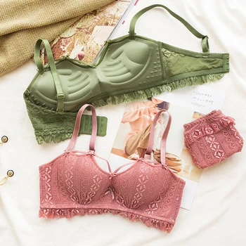 Roseheart Women Fashion Red Sexy Lingerie Sets Wireless Lace Cotton Panties Padded Bras Push Up Bra Sets Underwear A B 36 38
Roseheart Women Fashion Red Sexy Lingerie Sets Wireless Lace Cotton Panties Padded Bras Push Up Bra Sets Underwear A B 36 38