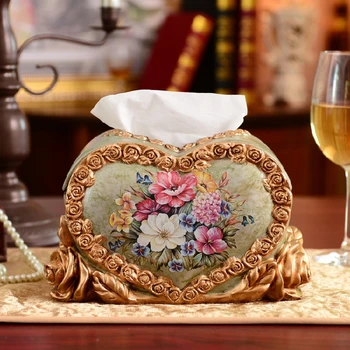 Artificial hand-painted tissue box, European luxury carton, fashionable retro living room, home decoration resin
Artificial hand-painted tissue box, European luxury carton, fashionable retro living room, home decoration resin