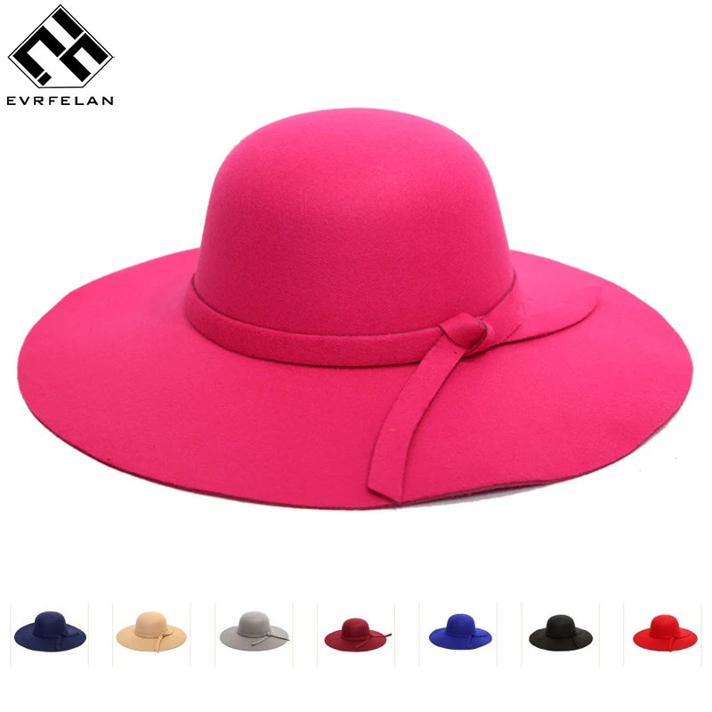 Fashion Design Elegant Wide Brim Fedoras Hats For Women Chapeu Feminino Spring Autumn Solid Color Fedoras For Ladies Wholesale
Fashion Design Elegant Wide Brim Fedoras Hats For Women Chapeu Feminino Spring Autumn Solid Color Fedoras For Ladies Wholesale