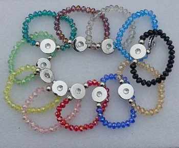 Children Girls 15cm Length Crystal Beaded 18mm Metal Snap Buttons Bracelet Jewelry 12pcs/lot Mix Colors
Children Girls 15cm Length Crystal Beaded 18mm Metal Snap Buttons Bracelet Jewelry 12pcs/lot Mix Colors
