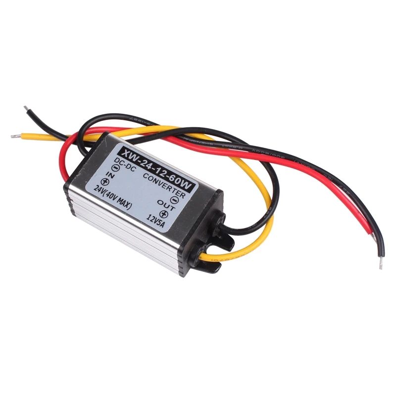 New Waterproof Module 24V To 12V 5A 60W DC/DC Car Power Converter Supply Adapter Regulator
New Waterproof Module 24V To 12V 5A 60W DC/DC Car Power Converter Supply Adapter Regulator