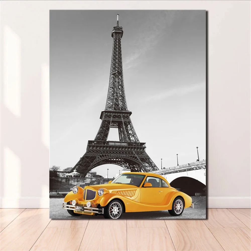 City Landscape Wall Art Canvas Printings Red Car Bus Posters and Prints British Big Ben Picture Eiffel Tower Painting for Home
City Landscape Wall Art Canvas Printings Red Car Bus Posters and Prints British Big Ben Picture Eiffel Tower Painting for Home