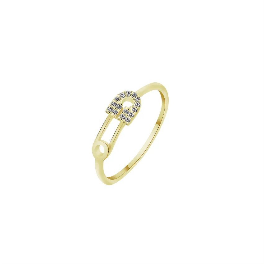 Gold Silver Color CZ Safety Pin Rings For Women Men Aneis Bohemian Jewelry Crystal Pin Stacking Rings Bff Gifts Anel Masculino
Gold Silver Color CZ Safety Pin Rings For Women Men Aneis Bohemian Jewelry Crystal Pin Stacking Rings Bff Gifts Anel Masculino