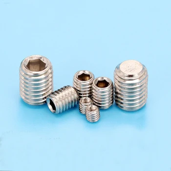 15pcs M6 304 Stainnless steel allen concave end set screws grubs inner hexagon headless screw grub 4mm-40mm length
15pcs M6 304 Stainnless steel allen concave end set screws grubs inner hexagon headless screw grub 4mm-40mm length