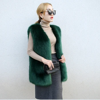Fur Vest Coat Faux Coat Winter Female Imitation Fox Vest 2018 Fashion New Medium Long Color Outerwear Thickening Warm Ll678
Fur Vest Coat Faux Coat Winter Female Imitation Fox Vest 2018 Fashion New Medium Long Color Outerwear Thickening Warm Ll678