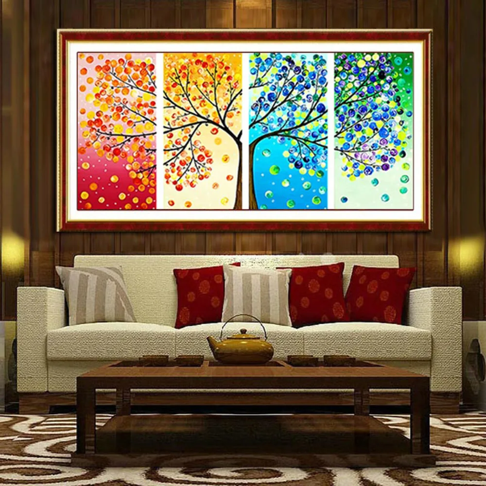 1 Set Large Cross Stitch Kits Embroidery DIY Counted Cross Stitch Colorful Handmade 3D Tree Wall Home Office Decor 103*57cm
1 Set Large Cross Stitch Kits Embroidery DIY Counted Cross Stitch Colorful Handmade 3D Tree Wall Home Office Decor 103*57cm