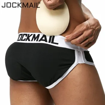 JOCKMAIL Sexy Men's Butt and Front Enhancing Padded Hip Briefs Underwear Removable Enhancement Two Butt Pads and One Front Pad
JOCKMAIL Sexy Men's Butt and Front Enhancing Padded Hip Briefs Underwear Removable Enhancement Two Butt Pads and One Front Pad