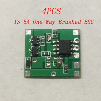 4PCS RC Aircraft Micro One Way 6A Brushed ESC Coreless Motor Mini 1S Speed Controller Module Board Parts for RC Drone FPV
4PCS RC Aircraft Micro One Way 6A Brushed ESC Coreless Motor Mini 1S Speed Controller Module Board Parts for RC Drone FPV